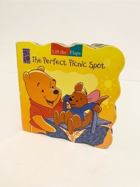 Y2K Winnie The Pooh Hard Book The Perfect Picnic Spot With Lift Up Flaps 1997